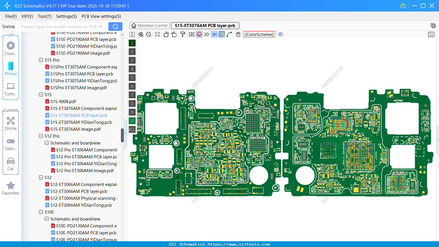 VIVO S15-ET3076AM PCB Layer